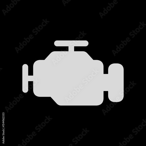 Filled Engine Icon