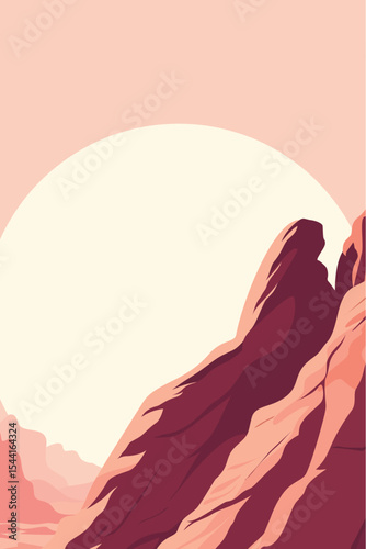 Road, Moon, Rocks, Sky, Peak, Sunset, Tree, Branches, Success, Business, Mind, Mountain, Road, Flowers, Mindset, Artwork, Vector