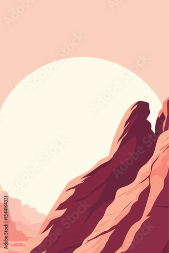 Road, Moon, Rocks, Sky, Peak, Sunset, Tree, Branches, Success, Business, Mind, Mountain, Road, Flowers, Mindset, Artwork, Vector