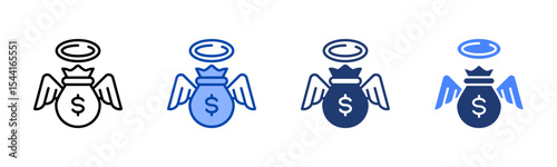Angel Investor icon sheet multiple style collection