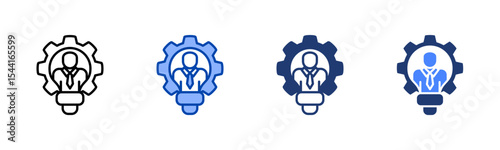 Co-Founder icon sheet multiple style collection