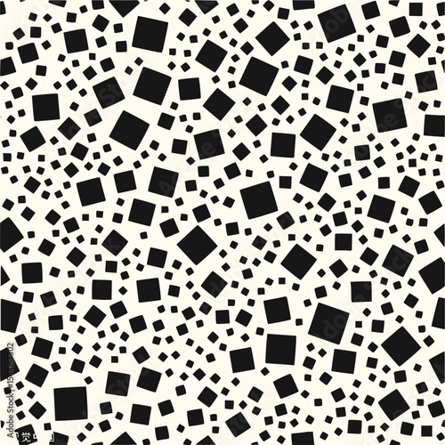 Minimilist a complex pattern of interconnected black and white semi circles creating a flowing and wavy design element vector