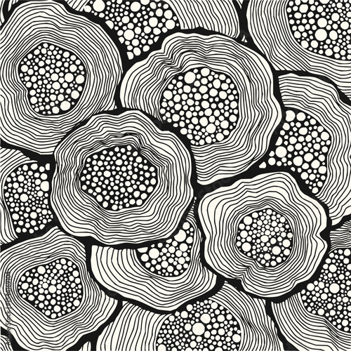Minimilist a repeating pattern of black and white vertical stripes resembling zebra stripes covering the entire frame vector