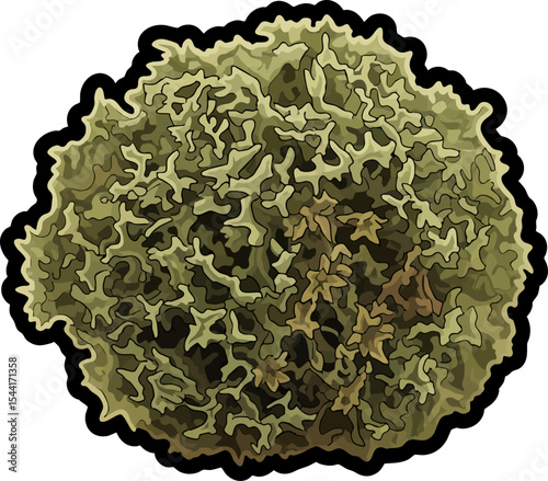 vector clip art dried Dried Moss