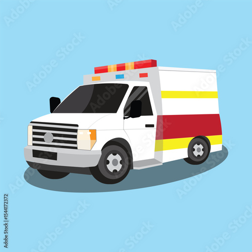 ambulance car vector