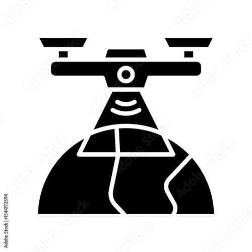 Aerial Survey glyph icon