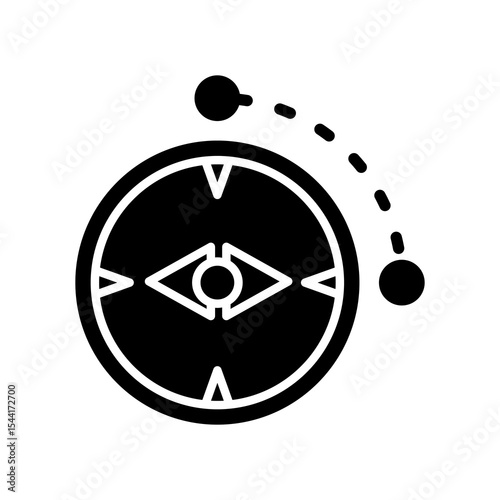 Azimuth glyph icon