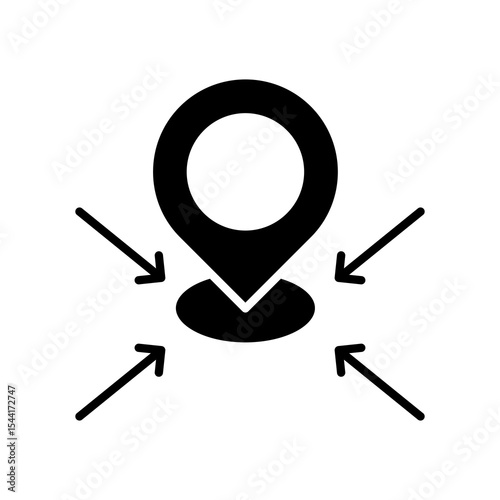 Coordinate glyph icon