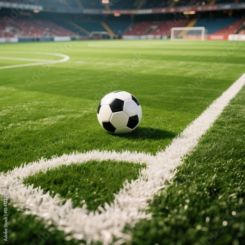 soccer ball on grass