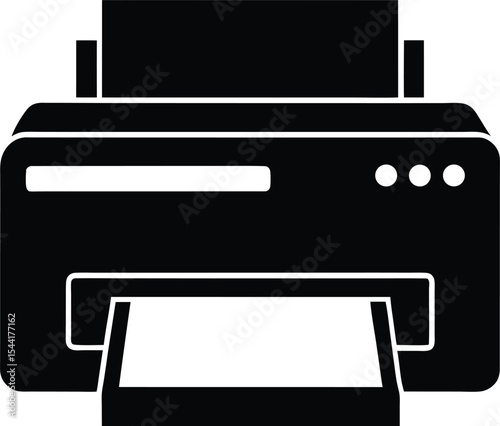 Office and Work Silhouettes, Vector Icons of Desk Tools, Furniture, and Equipment for Professionals