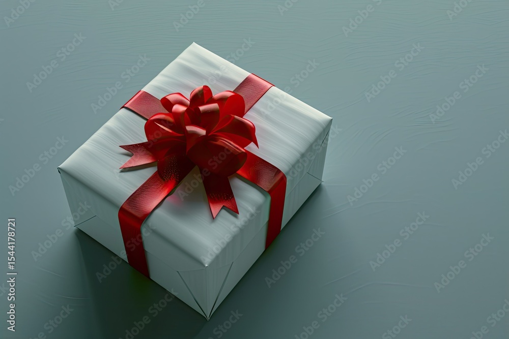 Pixel Perfect Picture of Big Gift Box with Red Ribbon Pixel Perfect Picture of Big Gift Box with Red Ribbon