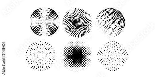 Halftone gradient. Dotted gradient, smooth dots spraying and halftones dot background seamless modern.eps 10