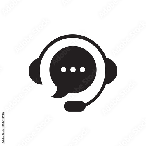 Live chat icon vector illustration