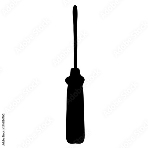 Working tool silhouette vector