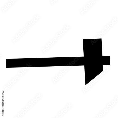 Working tool silhouette vector