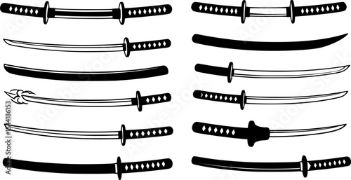 set of katana