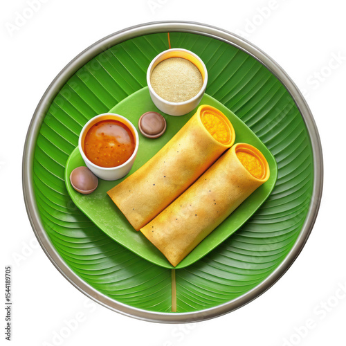 Delicious masala dosa south indian breakfast