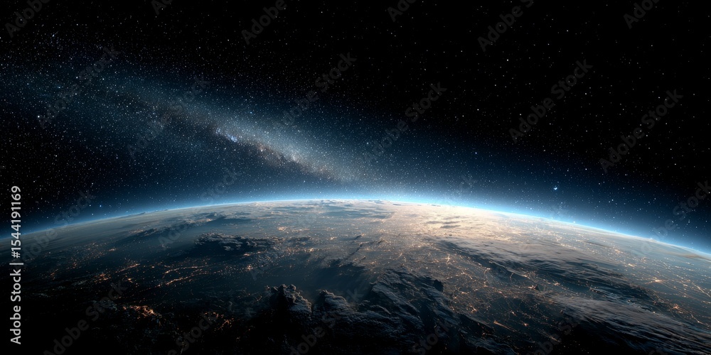 Fototapeta premium earth in space