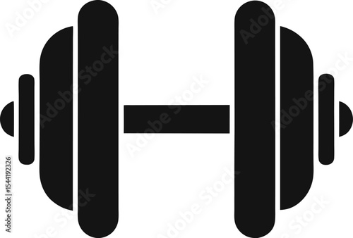 Sports and Fitness Silhouettes, Vector Icons of Athletic Gear and Exercise Poses for Designers