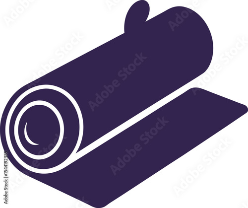 Sports and Fitness Silhouettes, Vector Icons of Athletic Gear and Exercise Poses for Designers