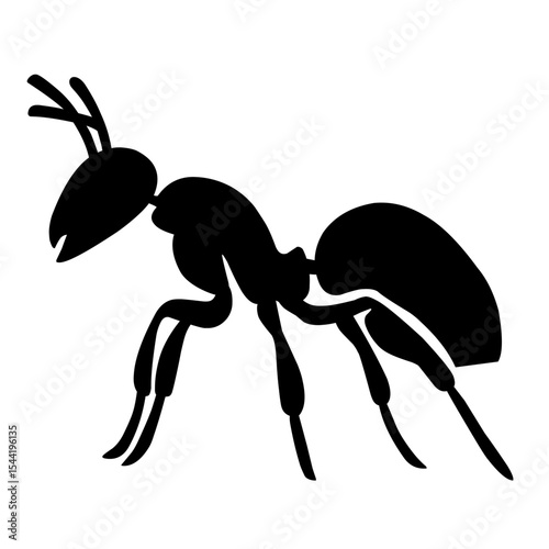black ant vector