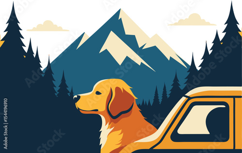 golden-retriever-inside-a-car-with-camping-gear--p (2)_processed.eps
