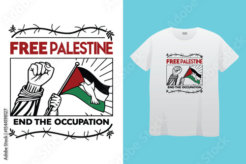 Arabic Calligraphy vector type for country of Palestine. Translated, Palestine.