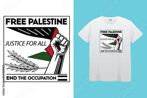 Arabic Calligraphy vector type for country of Palestine. Translated, Palestine.