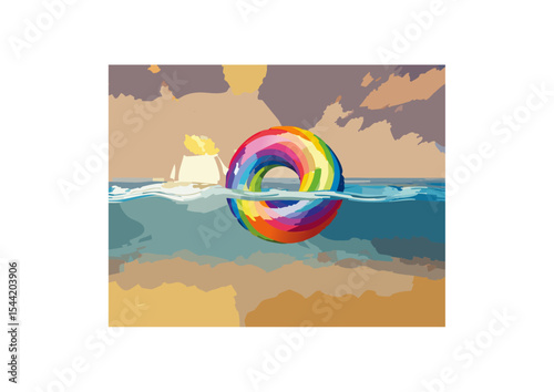They float effortlessly, making them ideal for splashing around in the ocean without the worry of them sinking. Their gentle nature means they're suitable for all ages, from toddlers to grandparents, 
