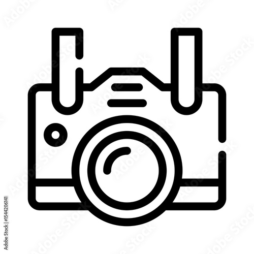 camera line icon