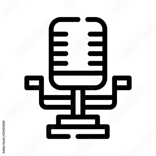 microphone line icon