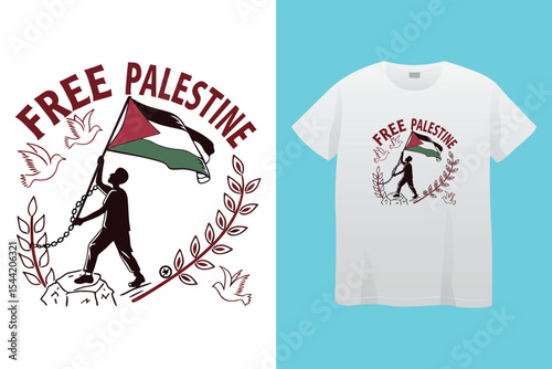 Palestine design vector, Save Palestine illustration for banner, t-shirt, poster, sticker, badges, social media design. Hand-Drawn Lettering Phrase, Calligraphy Graphic Typography.