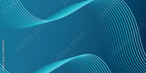 Abstract dark blue color. Futuristic technology background. Dynamic line wave big data particle flow. vector eps10