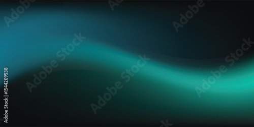 Grainy gradient background, dark green abstract wave texture texture noise banner background design vector backgrond eps10