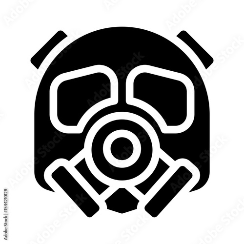 Gas Mask glyph icon
