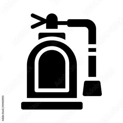 fire extinguisher glyph icon