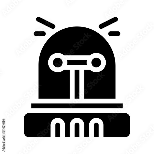 siren glyph icon