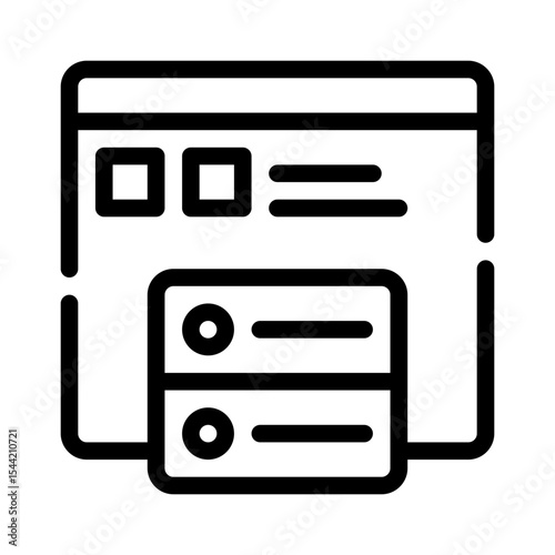 data table line icon