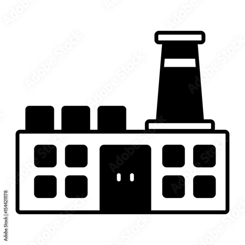 factory black icon