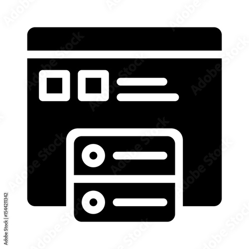 data table glyph icon