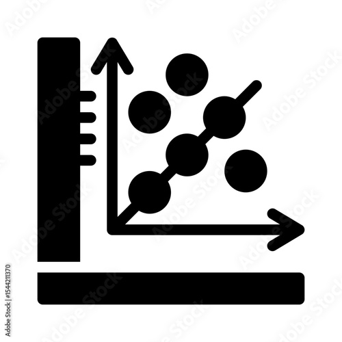 scatter plot glyph icon