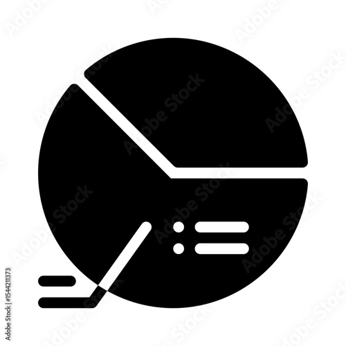 pie chart glyph icon