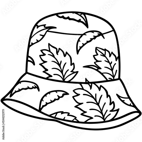 Bucket Hat Jungle Pattern