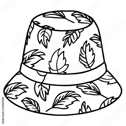 Bucket Hat Jungle Pattern