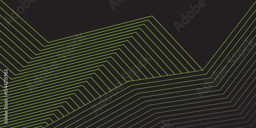 Elegant background design green line pattern or texture. Luxury horizontal green background for business banner, poster, backdrop, voucher, invite. Vector illustration