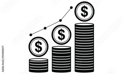  coins vector 