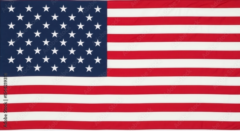 Naklejka premium United States of America flag with stars and stripes isolated PNG with Transparent Background