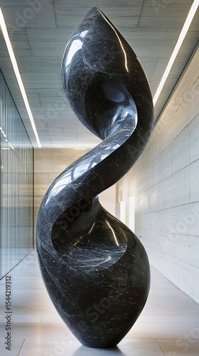 Swiss conceptual sculptor doing composing dynamic abstract visuals