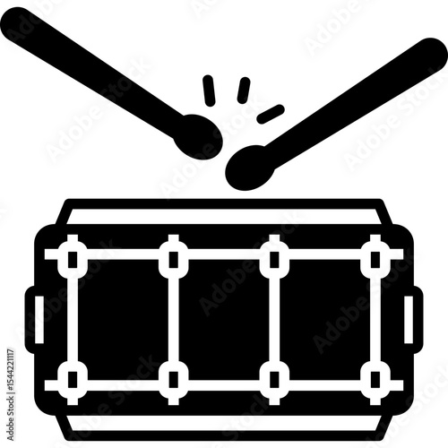 Snare Drum Solid Icon