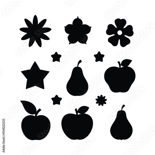 fruits and vegetables icons
